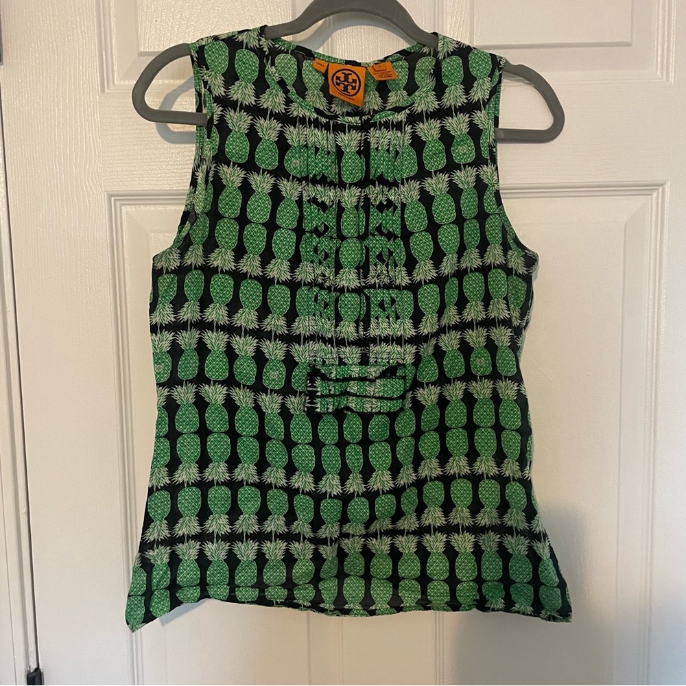 Tory Burch Pineapple Tank Top